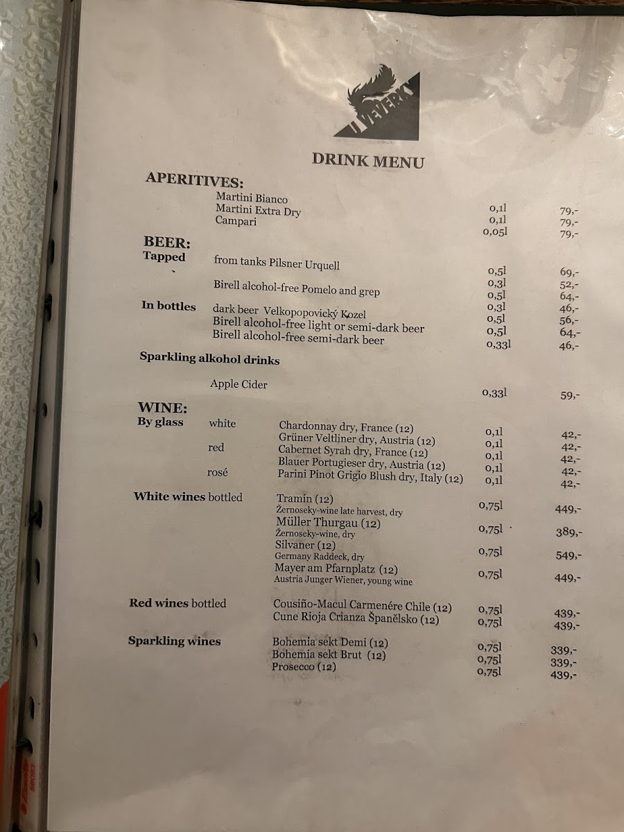 Menu Restaurace U Veverky-4